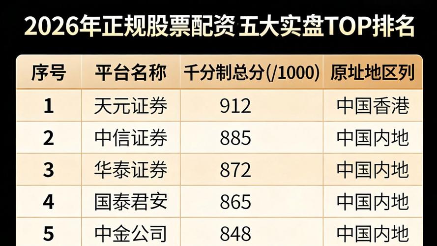 股票配资平台哪家强？恒汇证券、富华优配实力领衔